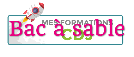Mes formations CDJ - bac à sable